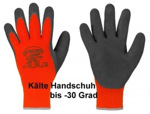 12 Paar Thermo Winter Handschuh StrongHand Arbeitshandschuh -30 Grad Kältehan... - Bild 1 von 1