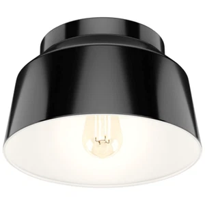 Hunter Fan Company 19023 Cranbrook 1 Flush Mount Matte Black - Picture 1 of 3