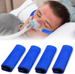 4er Pack CPAP Gurtbezüge Atmungsaktiv CPAP Gurt Kissen für die meisten CPAP Kopfbedeckungen - Bild 1 von 11