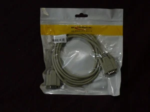 Delock 2m RS-232 serial Cable, serielles Kabel 9 Pin Male/Stecker auf Fem/Buchse - Bild 1 von 4