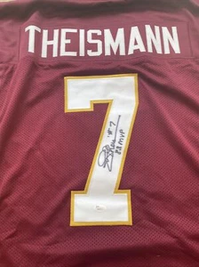 JOE THEISMANN AUTOGRAPH WASHINGTON REDSKINS CUSTOM JERSEY XL JSA AUTHENTICATION - Picture 1 of 5