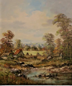 Johann Behringer, Landschaft 60 x 70  Preis ohne Rahmen - Bild 1 von 1