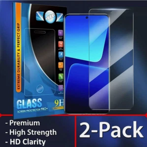 2x PACK - Tempered Glass Screen Protector For Xiaomi 11T 12T Redmi Note 8 9 10 - Picture 1 of 6