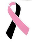 Mourning Breast Cancer Support Ribbon Stickers | Select Size | Decals