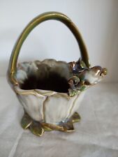 Beautiful Unique Vintage Ceramic Bird Flower Basket