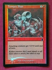 Magic The Gathering URZA'S DESTINY FOIL TRUMPET BLAST single red card MTG