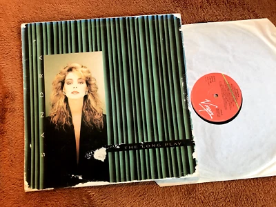 SANDRA The Long Play LP 1985 spain virgin import synth pop orig ARABESQUE vinyl! - Image 1 of 2