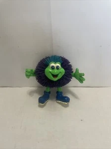 Vintage Koosh Lings T.K. Bendable Buddies Toy Figure Retro Ball Green Purple - Picture 1 of 5