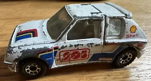 Matchbox Peugeot 205 Turbo 16 1984 1:55 Made in Macao - Foto 1 di 9