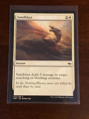 Magic the Gathering Fate Reforged Sandblast - Image 1 of 2