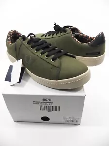 FRED PERRY BODEGA NEW NWB REISSUE SB7060 MENS 7.5 8 11 12 SNEAKERS GREEN LEOPARD - Picture 1 of 9