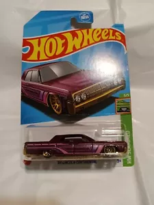 Hot Wheels 1964 Lincoln Continental - 2023 #246 Slammed Series - Purple Lowrider - Picture 1 of 3