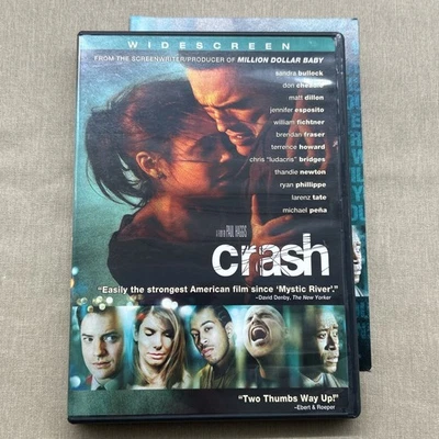 Crash (DVD 2004) W/ Insert Drama Crime Don Cheadle Sandra Bullock Sean Cory + - Image 1 of 4
