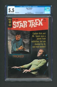 1969 Star Trek #5 CGC 5.5 Gold Key Comics 💎 - Bild 1 von 2