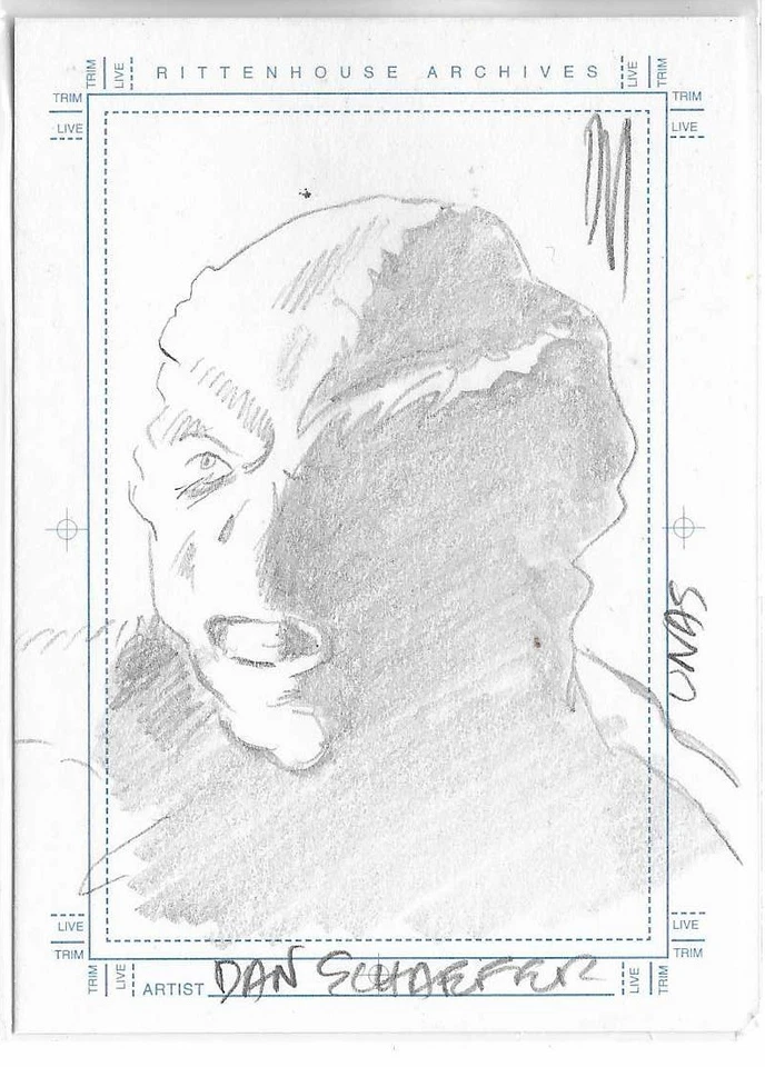 2001 rittenhouse stargate sg-1 season 5 unas sketch card by dan schaefer - Image 1 of 1