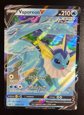 Vaporeon V - Promo SWSH: Sword & Shield Promo Cards SWSH150 NM - Image 1 of 2