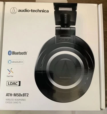Audio-Technica ATH-M50xBT2 Wireless Over-Ear Headphones, Black. Open Box,Checked - Image 1 of 4