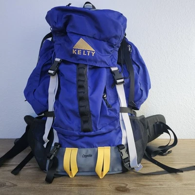 Kelty Coyote Backpack Bag.  Camping and hicking. Indigo Blue. - Image 1 of 4