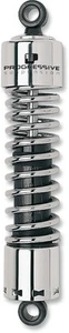 Progressive Suspension 412 Series Shocks Chrome For Harley XR 1200 2008 - 12" - Picture 1 of 1