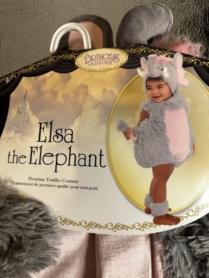Princesa Paraíso Unisex Bebé Niño Pequeño Elsa Elefante Halloween Disfraz 18M - 2T Foto 1 de 4