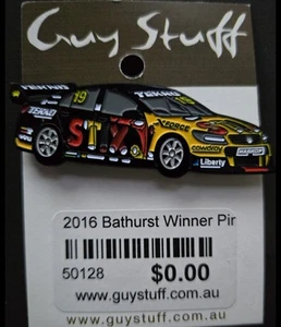 🚘 Collector Pin - 2016 Bathurst 1000 Winner V8 Supercars Davison/Webb VF - Picture 1 of 2