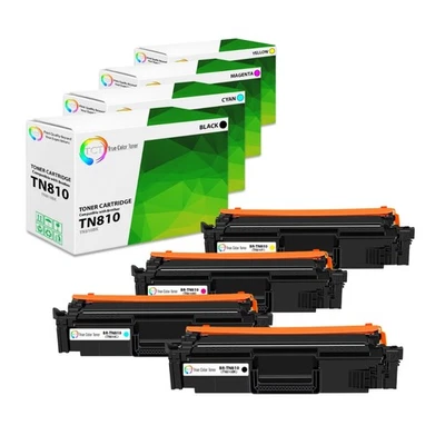 4PK TCT Premium TN810 BCYM for Compatible Brother HL‐L9410CDN Toner Cartridge - Image 1 of 4