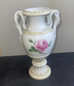 MEISSEN Schlangenhenkelvase Schlangen Floral Prunkvase, 26 cm, 25205 - Bild 1 von 8