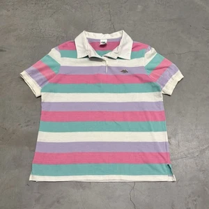 Camisa Polo Vintage Años 70 Sears Braggin Dragón Rayas Manga Corta Talla 18 - Imagen 1 de 8