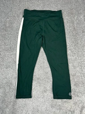Leggings deportivos Tory Burch para mujer verdes medianos elásticos ocio gimnasio entrenamiento Foto 1 de 4