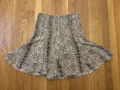 Minifalda plisada vintage Y2K Just Cavalli estampado animal leopardo talla 38 EE. UU. 2 XS Foto 1 de 4