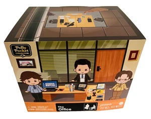 Polly Pocket The Office Juego Compacto Worlds Best Boss Taza 6 Personajes Muñecas - Imagen 1 de 6