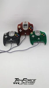 Lote de 3 mandos Sega Dreamcast rojo claro verde negro probados envío gratuito - Imagen 1 de 14