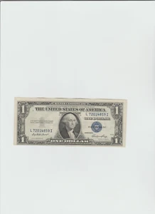 Lightly Circulated 1935-E Silver Certificate - Picture 1 of 5