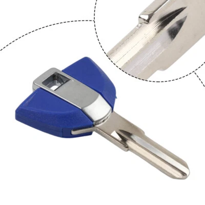 Llave de hoja en blanco azul para motocicleta sin cortar para BMW G310GS G310R C650 GT F700 F800GS Foto 1 de 4