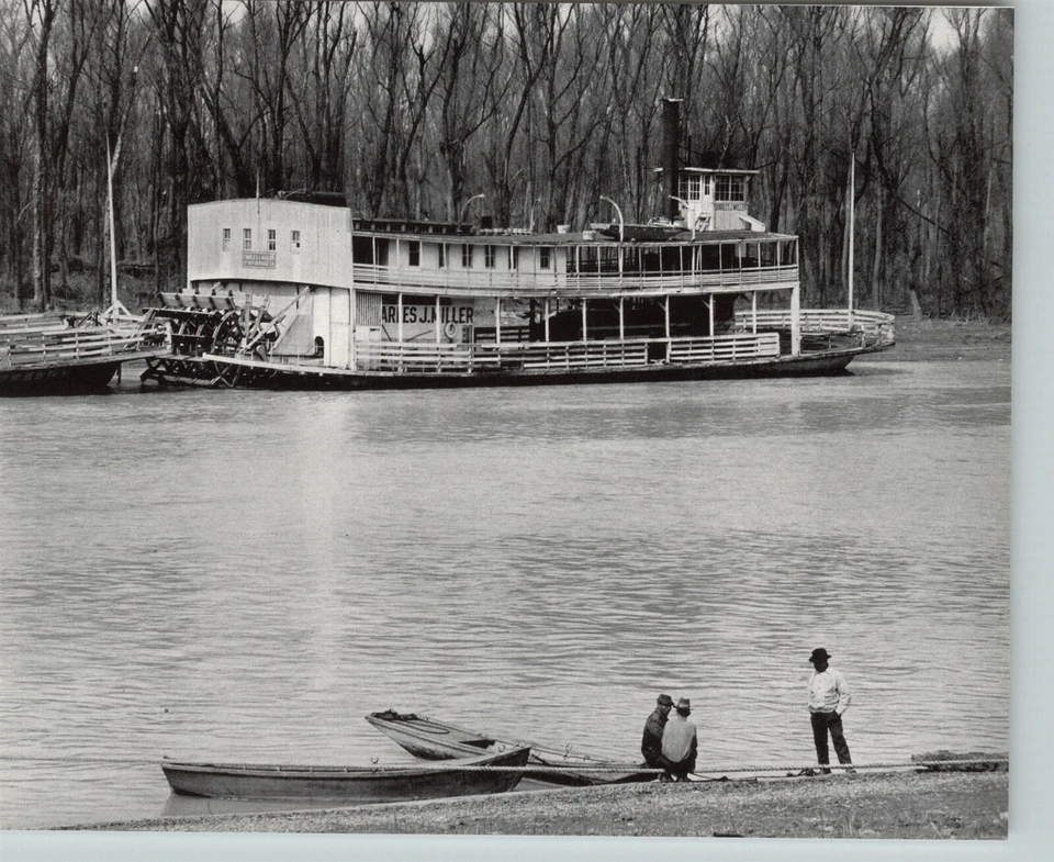 Walker Evans Americana 1938 río Mississippi rueda estelar barco foto grabado Foto 1 de 1