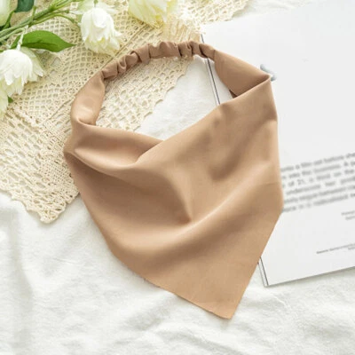 Tie-dyed Prints Triangle Headband Hair Scarf Women Bandanas Hairband Elastic 1PC - Image 1 of 4