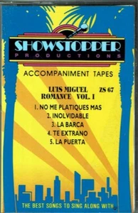 Luis Miguel Romance Vol 1  Real Instruments  BRAND NEW CHROME CASSETTE - Imagen 1 de 1