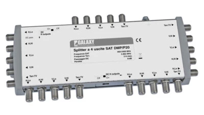 PARTITORE ANTENNA TV 4 USCITE SPLITTER ANTENNA TV PARTITORE DI POLARITÀ SAT DT - Immagine 1 di 2