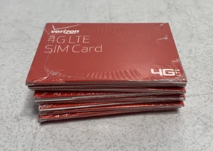 Carte SIM 4G LTE Verizon Wireless DFILL4FF-NFC-A (lot de 9) - Photo 1 sur 1