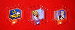 Disney Infinity Power Discs 3 Stück für Portal, Toy Story Buzz Rapunzel Tangled - Bild 1 von 2