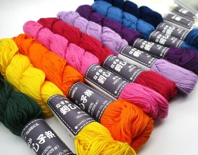 NASKA Japanese SASHIKO Embroidery Thread 15  Colors 145m - Image 1 of 4