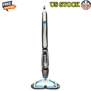 Power Spin Mop Hard Floor Cleaner W/ On-Demand Spray & Swivel Steering New - Picture 1 of 13