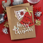 Christmas 3D Three-Dimensional Greeting Card Kraft Paper Greeting Card Hot Stamp