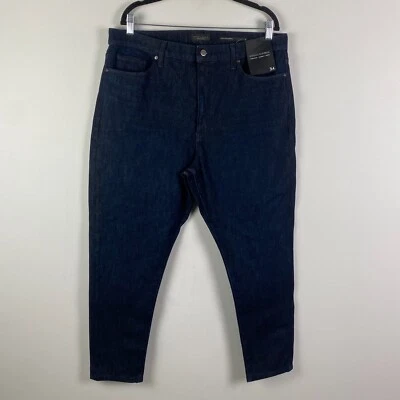 Pantalones de mezclilla ajustados de tiro alto Banana Republic talla 34 azul lavado oscuro Foto 1 de 4