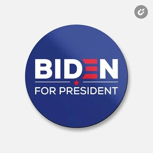 Imán decorativo redondo Joe Biden for President | 4"" X 4 - Imagen 1 de 2