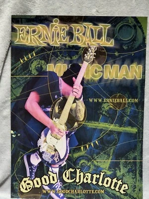 Good Charlotte ERNIE BALL PROMO POSTER BRAND NEW NOS - Image 1 of 2