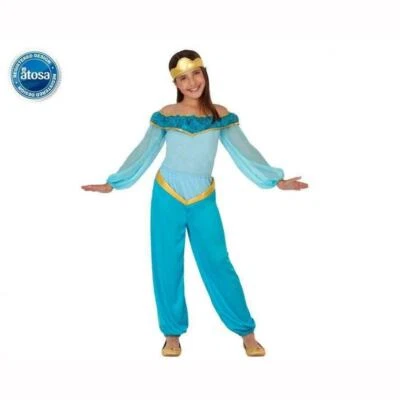 DEGUISEMENT DE PRINCESSE ARABE JASMINE BLEUE ENFANT - Photo 1/2