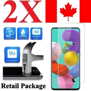 (2 PACK) Premium Screen Protector For Samsung Galaxy A51 - Zdjęcie 1 z 8
