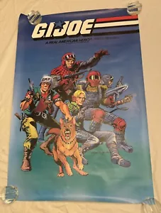 Raro póster 1987 Russ Heath tamaño completo GI Joe Mail Away Hasbro G.I. Joe - Imagen 1 de 8