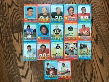 1971 Topps Football Cards - Commons, Rookies & Stars - Complete Your Set
